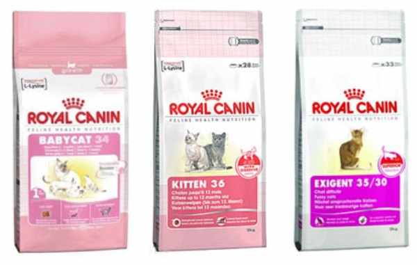 Корма «Роял Канин» для кошек и котят содержат только натуральные ингредиенты